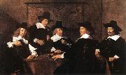 HALS, Frans Regents of the St Elizabeth Hospital of Haarlem France oil painting artist
